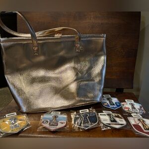 Disney Tote Bag with Disney Key Pins